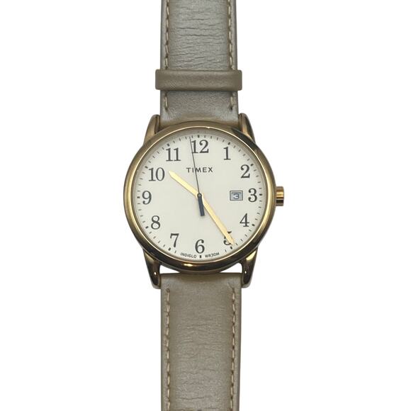 Timex Men's Indiglo Watch 38mm WR 30m Date Time - Adjustable Band - New Battery - Picture 2 of 11